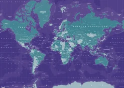 Wereldkaart Galactic 853