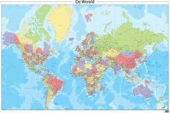 Wereldkaart Nederlandstalig 321