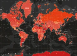 Wereldkaart Volcanic 851