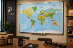 Whiteboard Wereldkaart Staatkundig Nederlandstalig WB1674