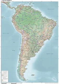 Zuid-Amerika natuurkundig 1703