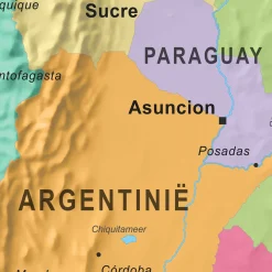 Zuid-Amerika staatkundige kaart 1519